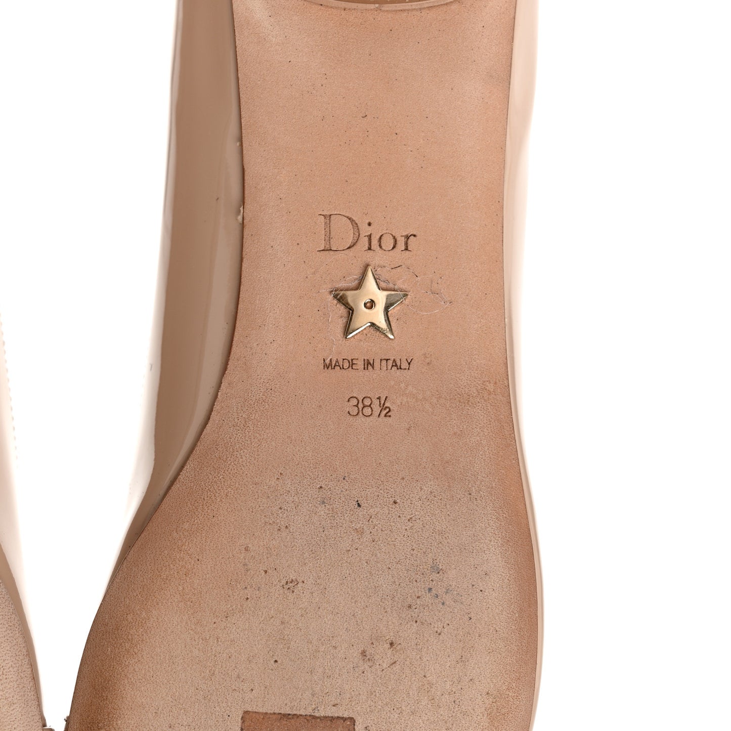 Patent Calfskin C'est Dior Ballet Flats 38.5 Chair