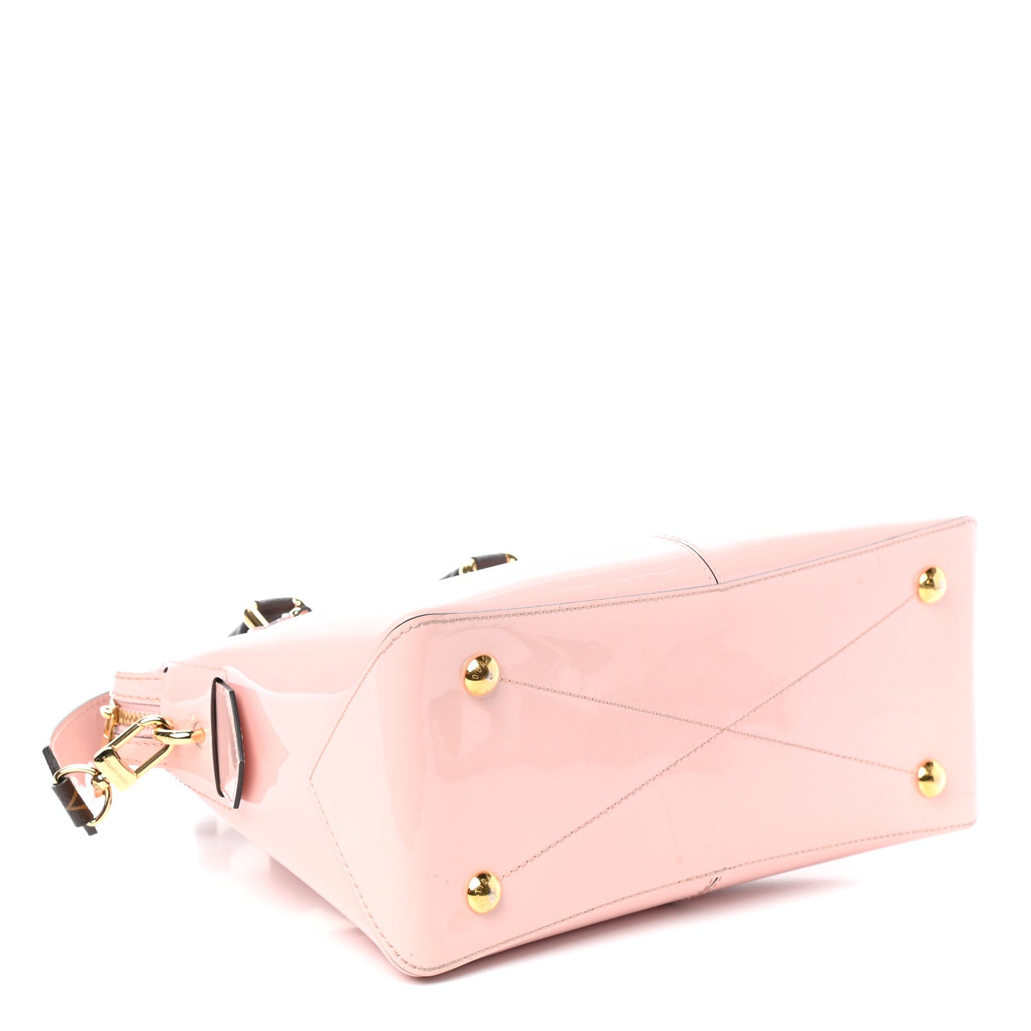 Louis Vuitton Patent Calfskin Miroir Tote Rose Ballerine 4 of 9