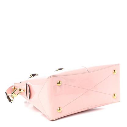 Louis Vuitton Patent Calfskin Miroir Tote Rose Ballerine 4 of 9