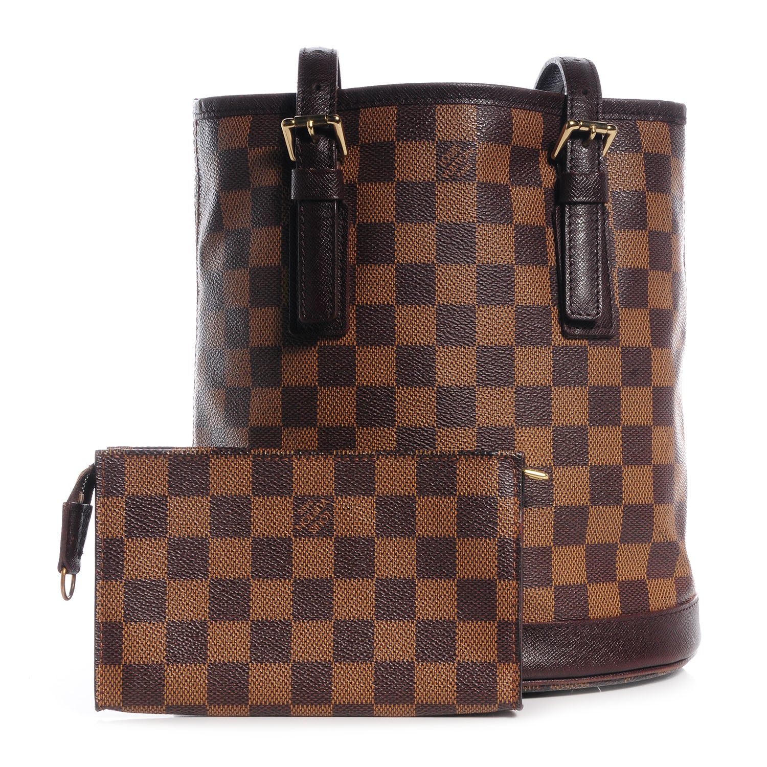 Louis Vuitton Damier Ebene Marais Bucket 23 8 of 8