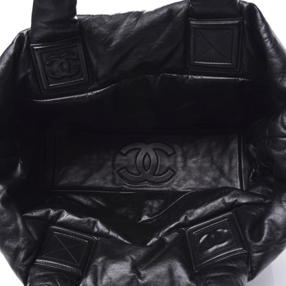 Chanel Lambskin Quilted Medium Coco Cocoon Reversible Tote Black 14 of 17