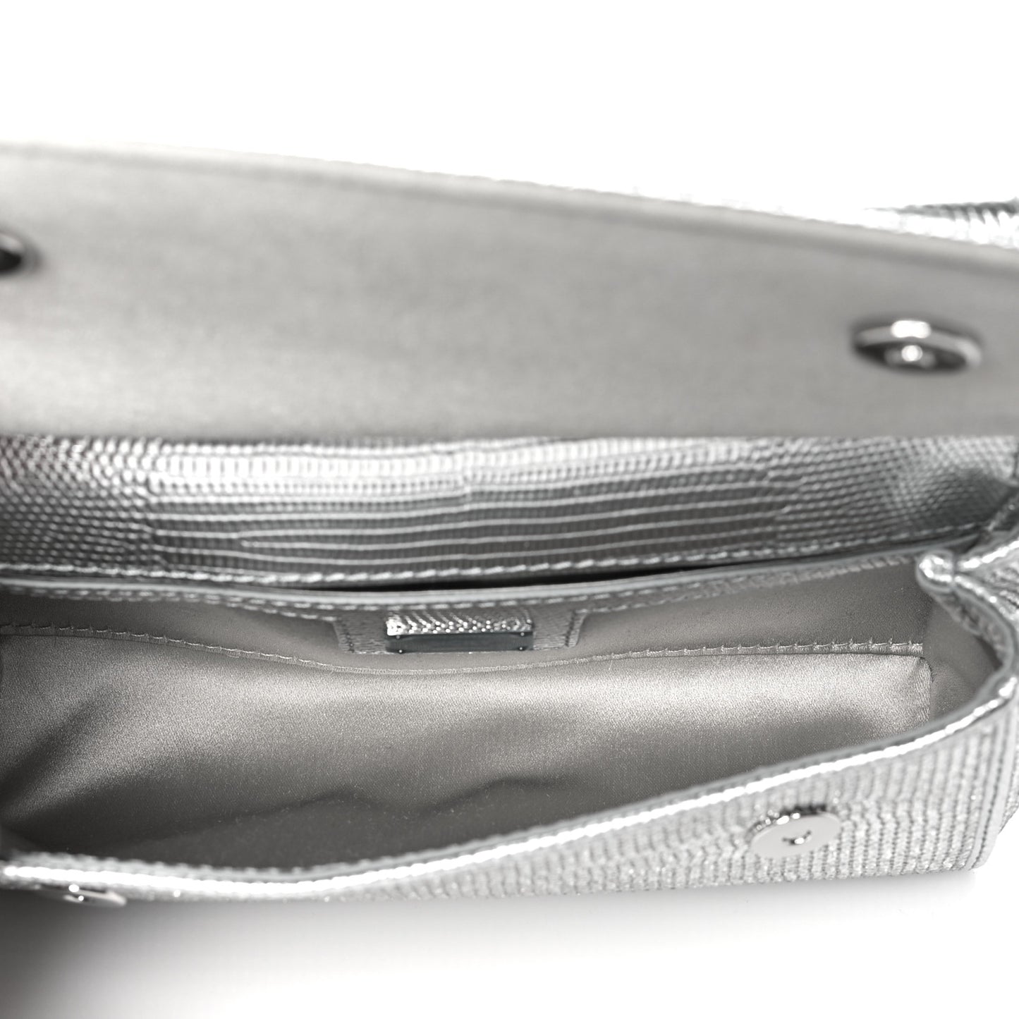 Crystal Small Miss Sicily Satchel Silver