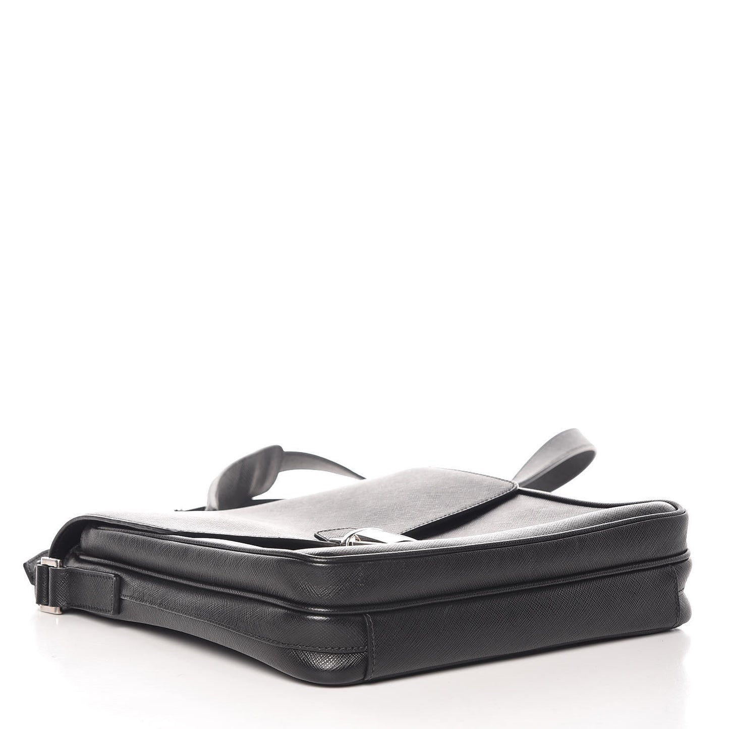 Saffiano Messenger Satchel Black