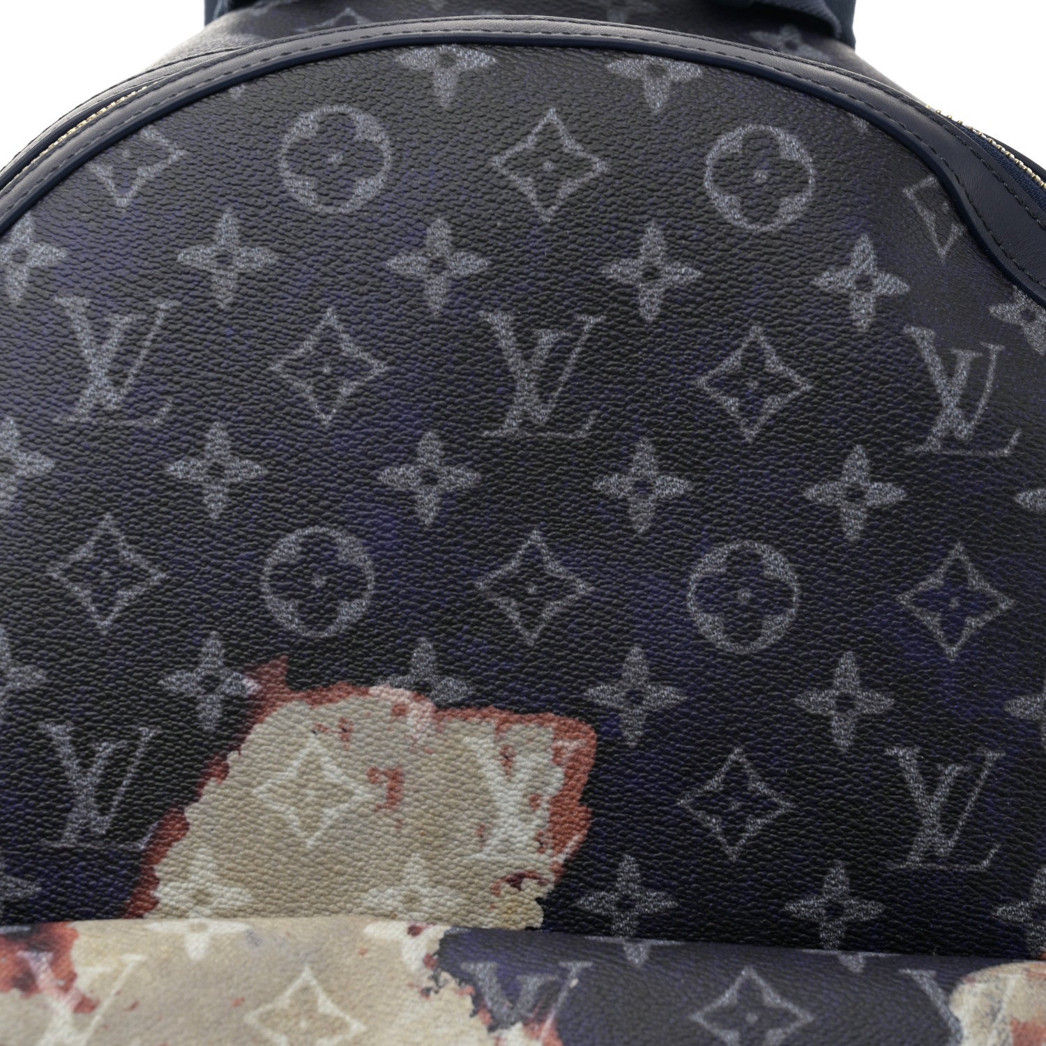 Louis Vuitton Monogram Bleach Discovery Backpack PM Ink Blue 7 of 9
