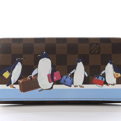 Louis Vuitton Damier Ebene 2017 Christmas Animation Sarah Wallet 8 of 9