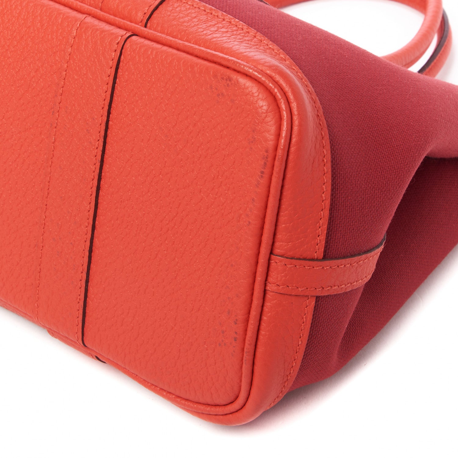 Hermes Toile Militaire Vache Country Garden Party 30 Rouge Grenant Orange Poppy 4 of 7