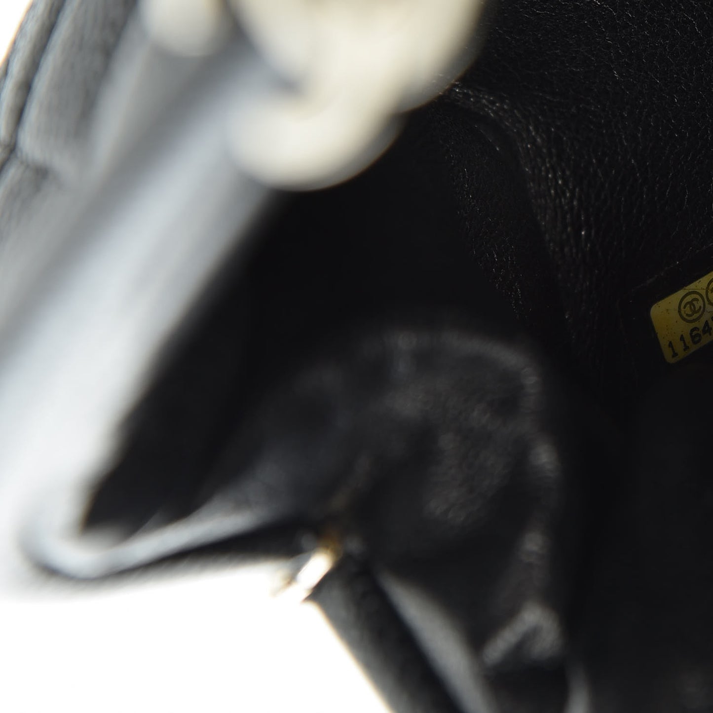 Caviar Quilted Timeless Clutch Black