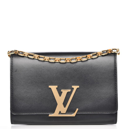 Louis Vuitton Calfskin Chain Louise GM Black 1 of 11