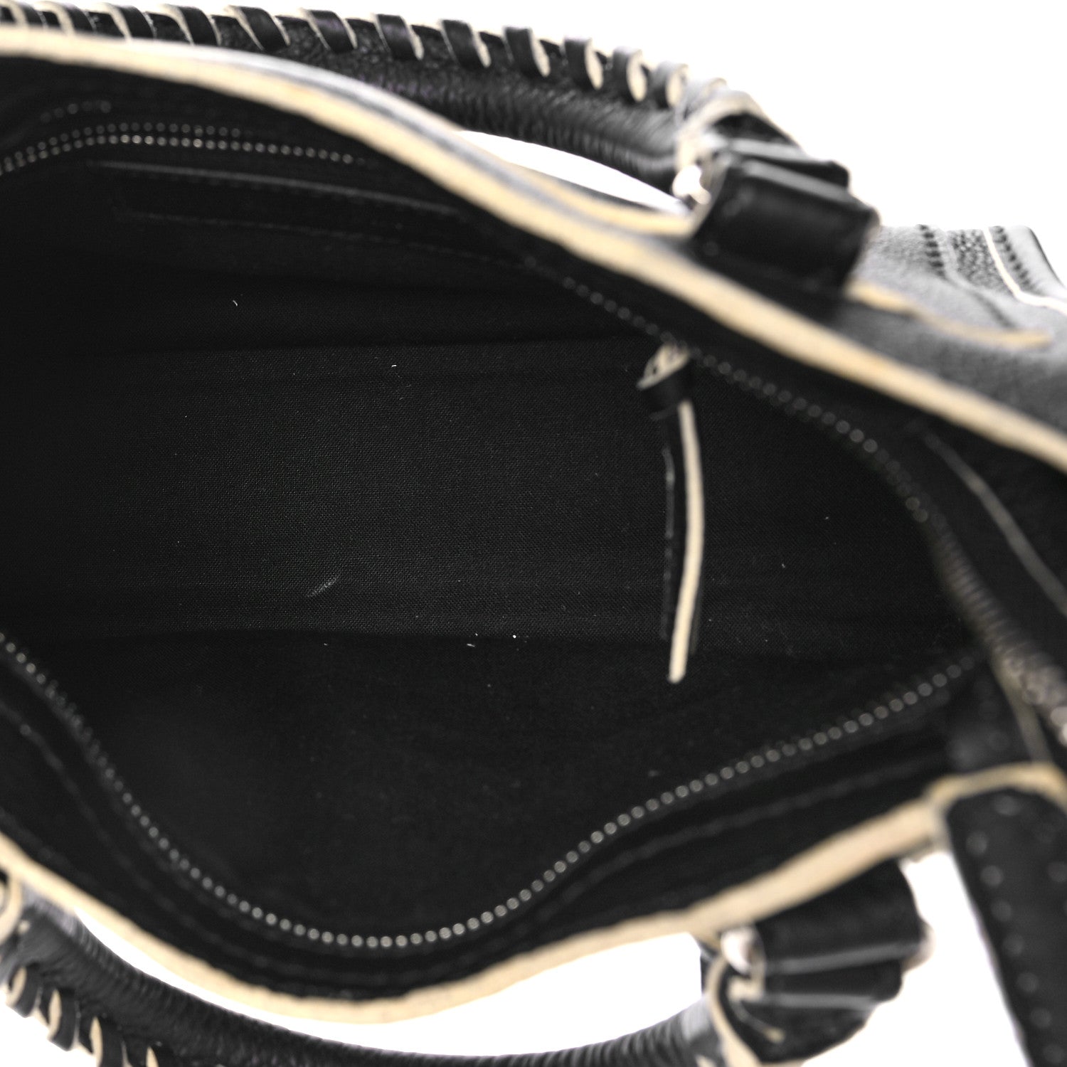 Balenciaga Supple Grained Calfskin Classic Silver Hardware Highlight Mini City Black 5 of 9