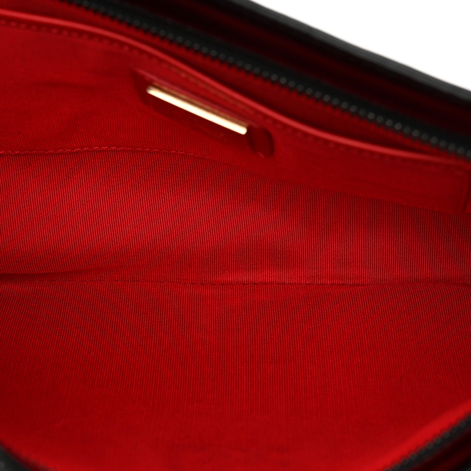 Christian Louboutin Patent Calfskin Studded Loubiposh Chain Clutch Black 5 of 7