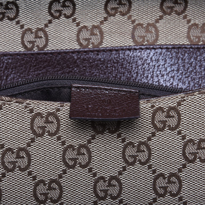 Gucci Monogram Satchel Dark Brown 8 of 11