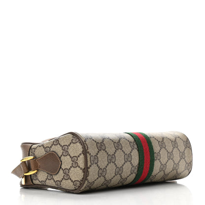 Gucci GG Supreme Monogram Web Small Ophidia Shoulder Bag Brown 4 of 11