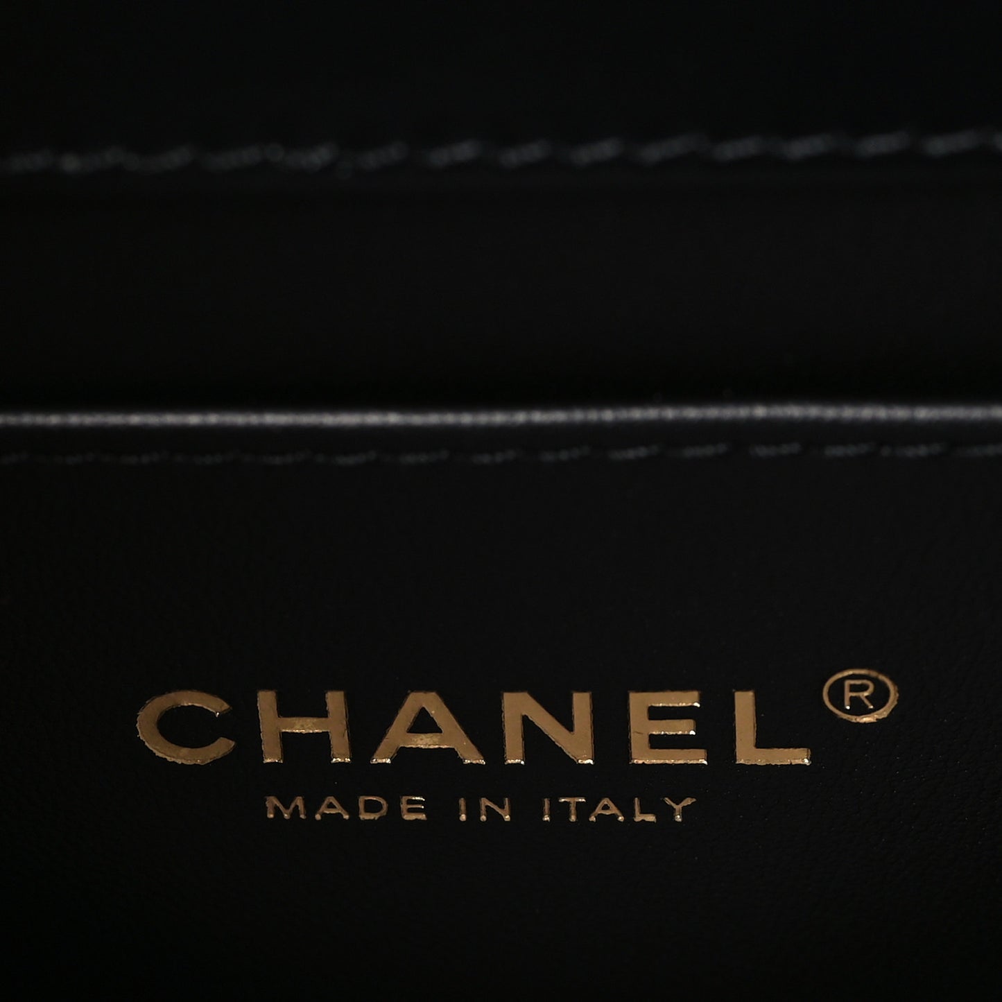 Shiny Calfskin Quilted Small Chain Top Handle Flap Black