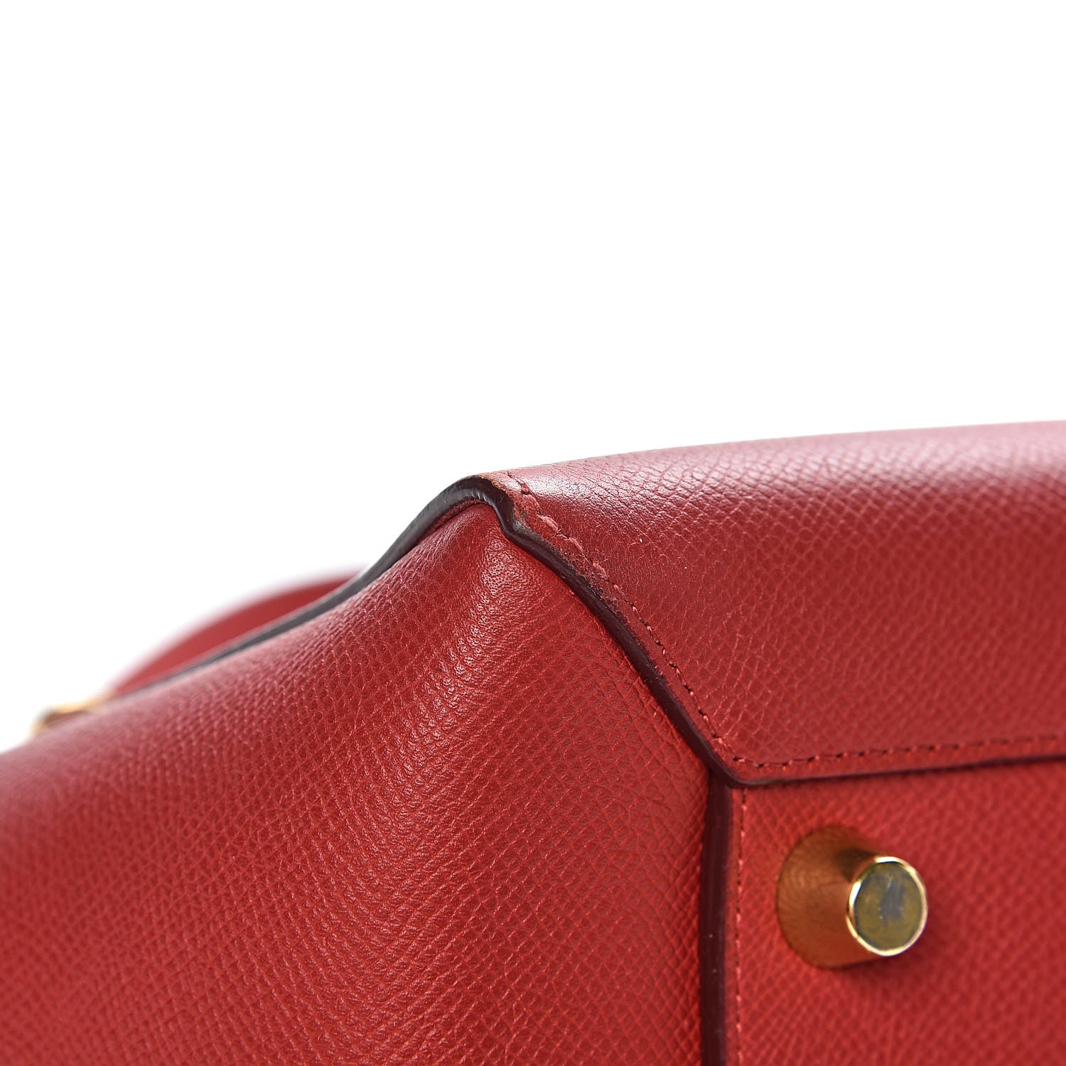Celine Grained Calfskin Mini Belt Bag Coquelicot 14 of 16