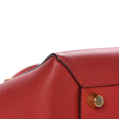 Celine Grained Calfskin Mini Belt Bag Coquelicot 14 of 16