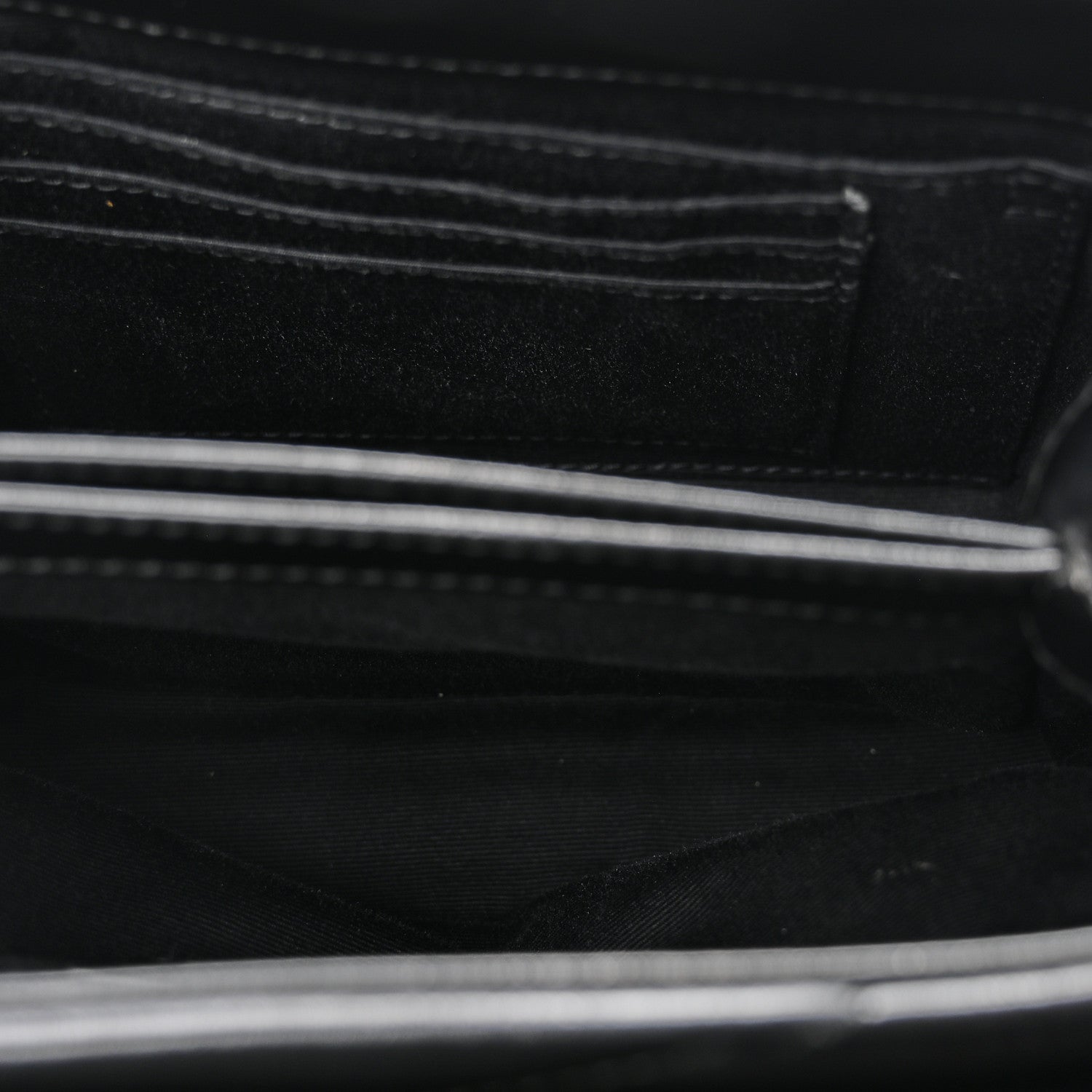 Saint Laurent Calfskin Y Quilted Monogram Toy Loulou Crossbody Bag Black 5 of 10