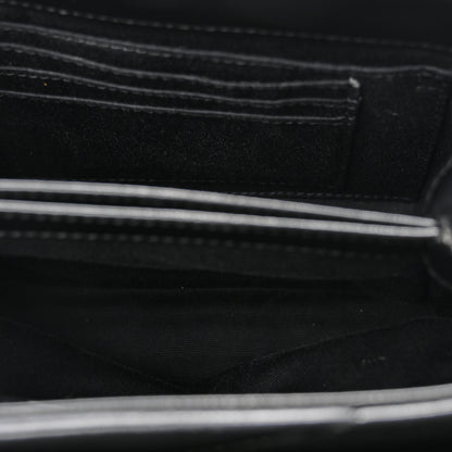 Saint Laurent Calfskin Y Quilted Monogram Toy Loulou Crossbody Bag Black 5 of 10