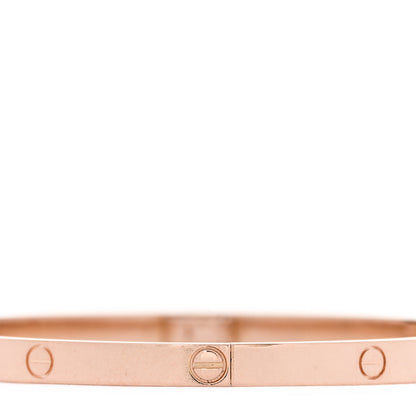 Cartier 18K Pink Gold Small LOVE Bracelet 17 3 of 6