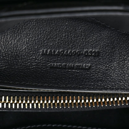 Saint Laurent Calfskin Y Quilted Monogram Small Loulou Chain Satchel Black 8 of 11