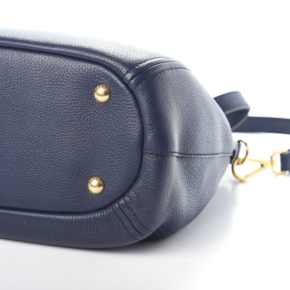 Prada Vitello Phenix Shopping Tote Baltico 9 of 9