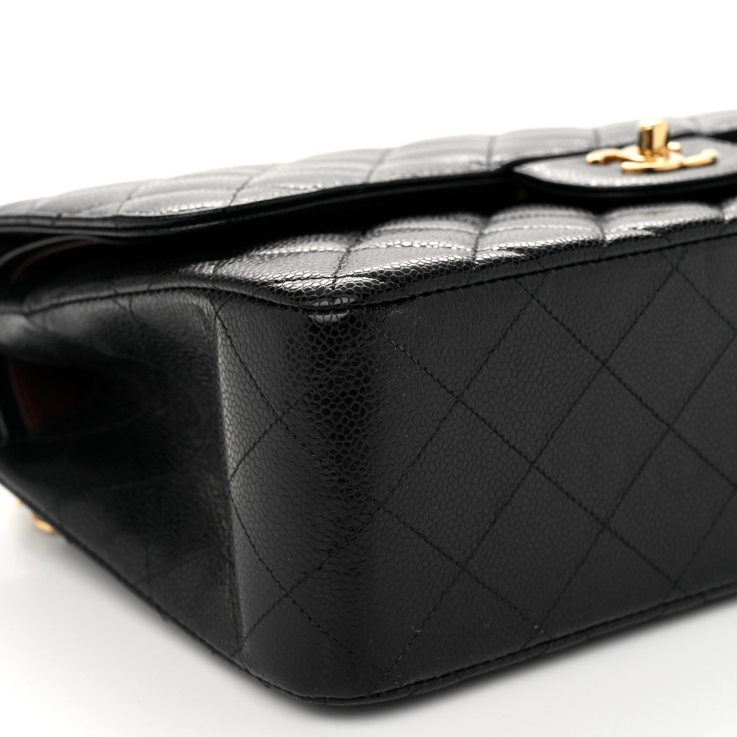 Chanel Caviar Quilted Jumbo Double Flap Black 9 of 11