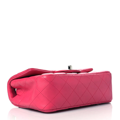 Chanel Lambskin Quilted Mini Rectangular Flap Pink 4 of 11
