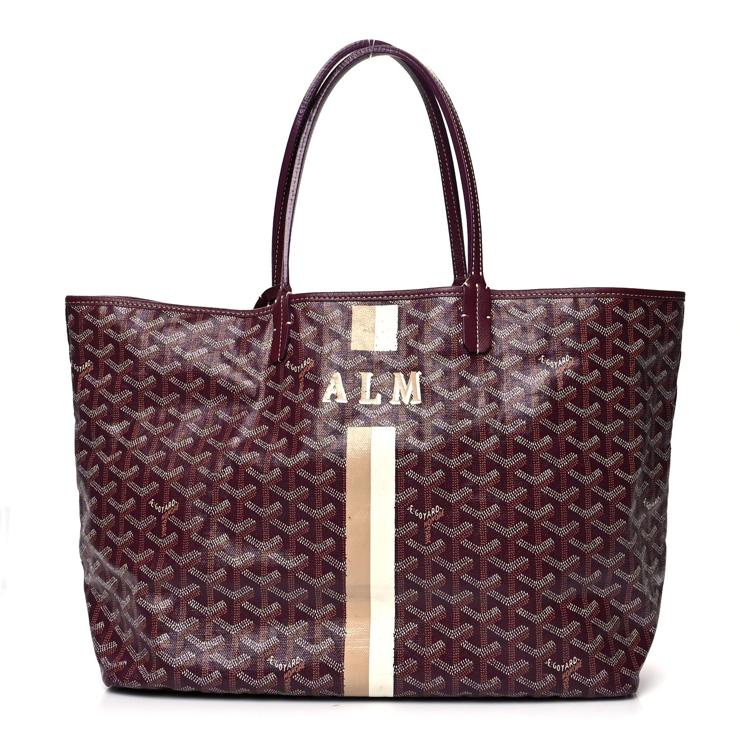 Goyard Goyardine Saint Louis PM Burgundy 3 of 12