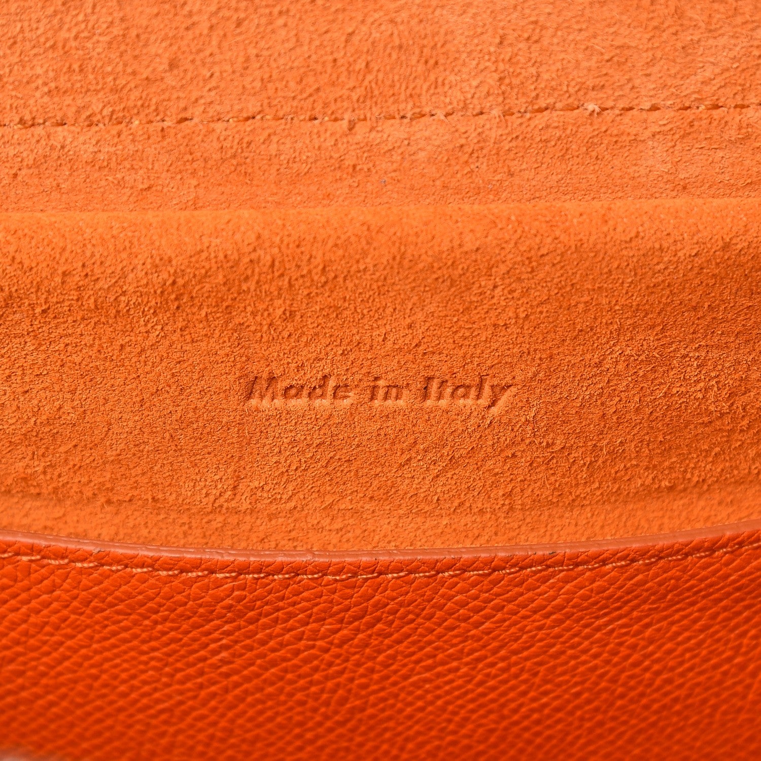 Celine Baby Grained Calfskin Micro Belt Bag Orange 7 of 9