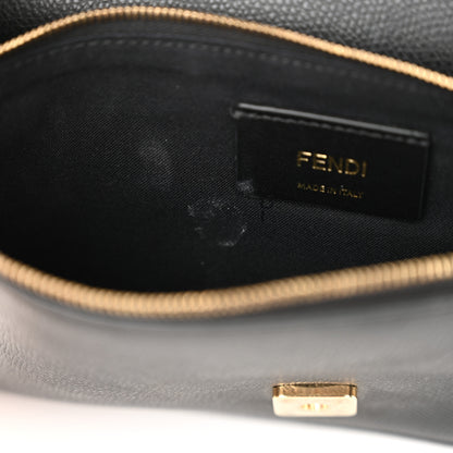 Fendi Vitello Cruise F is Fendi Medium Envelope Wallet on Chain Black 7 of 14
