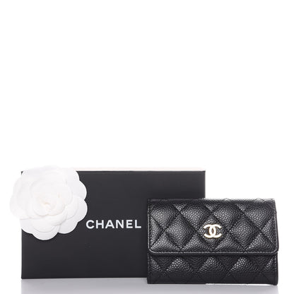 Chanel Caviar Quilted Flap Card Holder Black 9 of 9