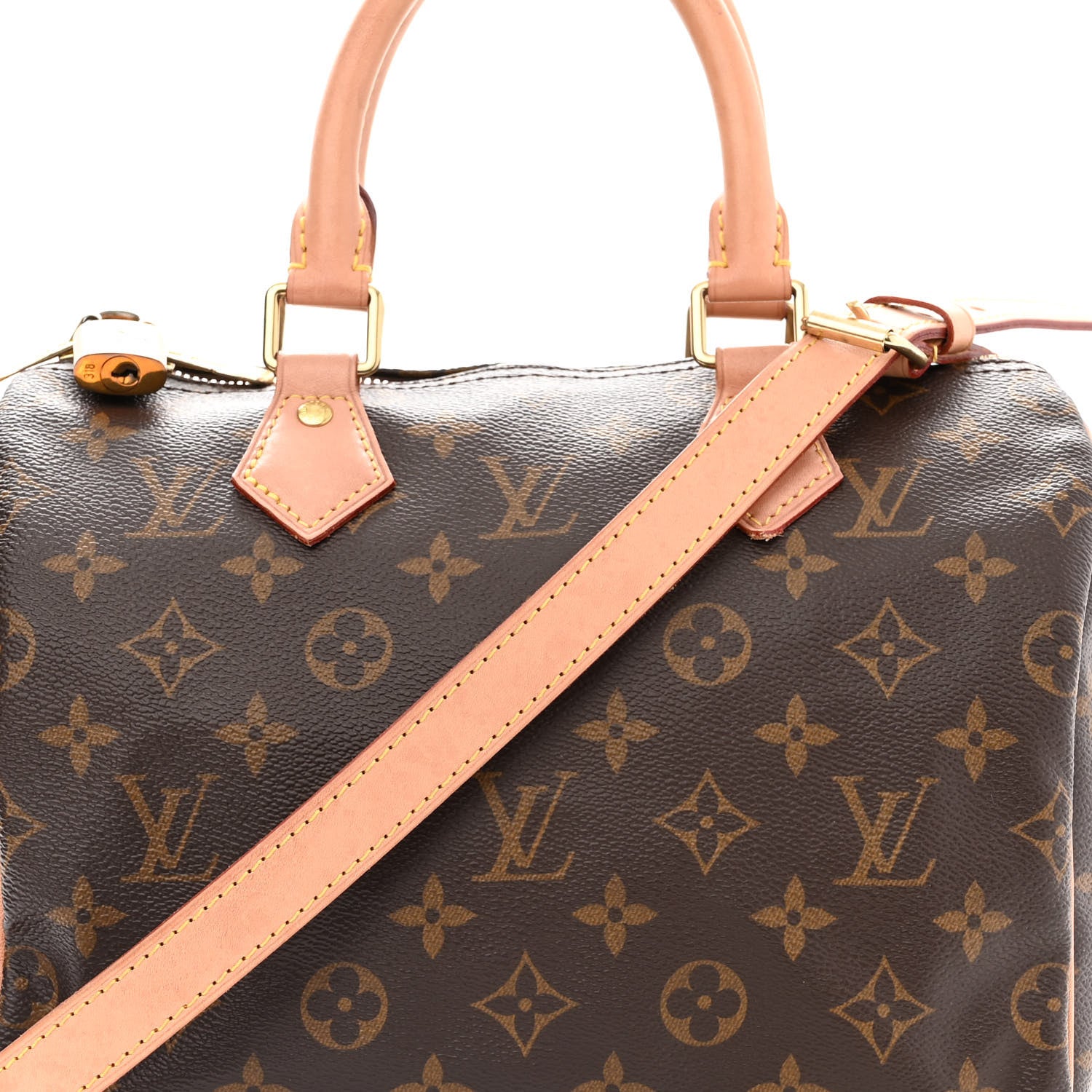 Louis Vuitton Monogram Speedy Bandouliere 25 9 of 16