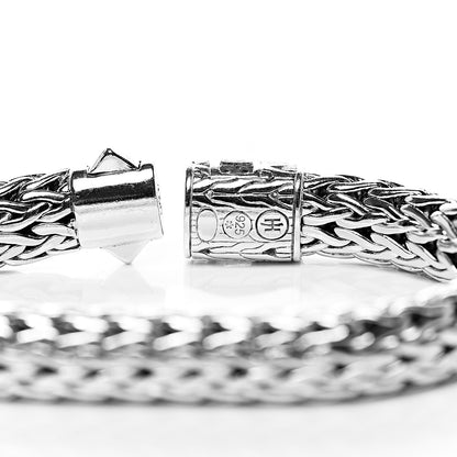 John Hardy Sterling Silver Diamond 11mm Classic Chain Bracelet 4 of 4