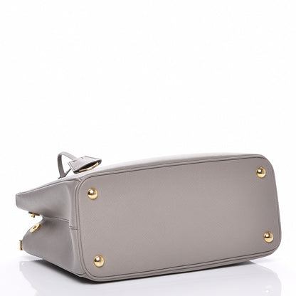 Prada Saffiano Small Galleria Double Zip Tote Argilla 5 of 9