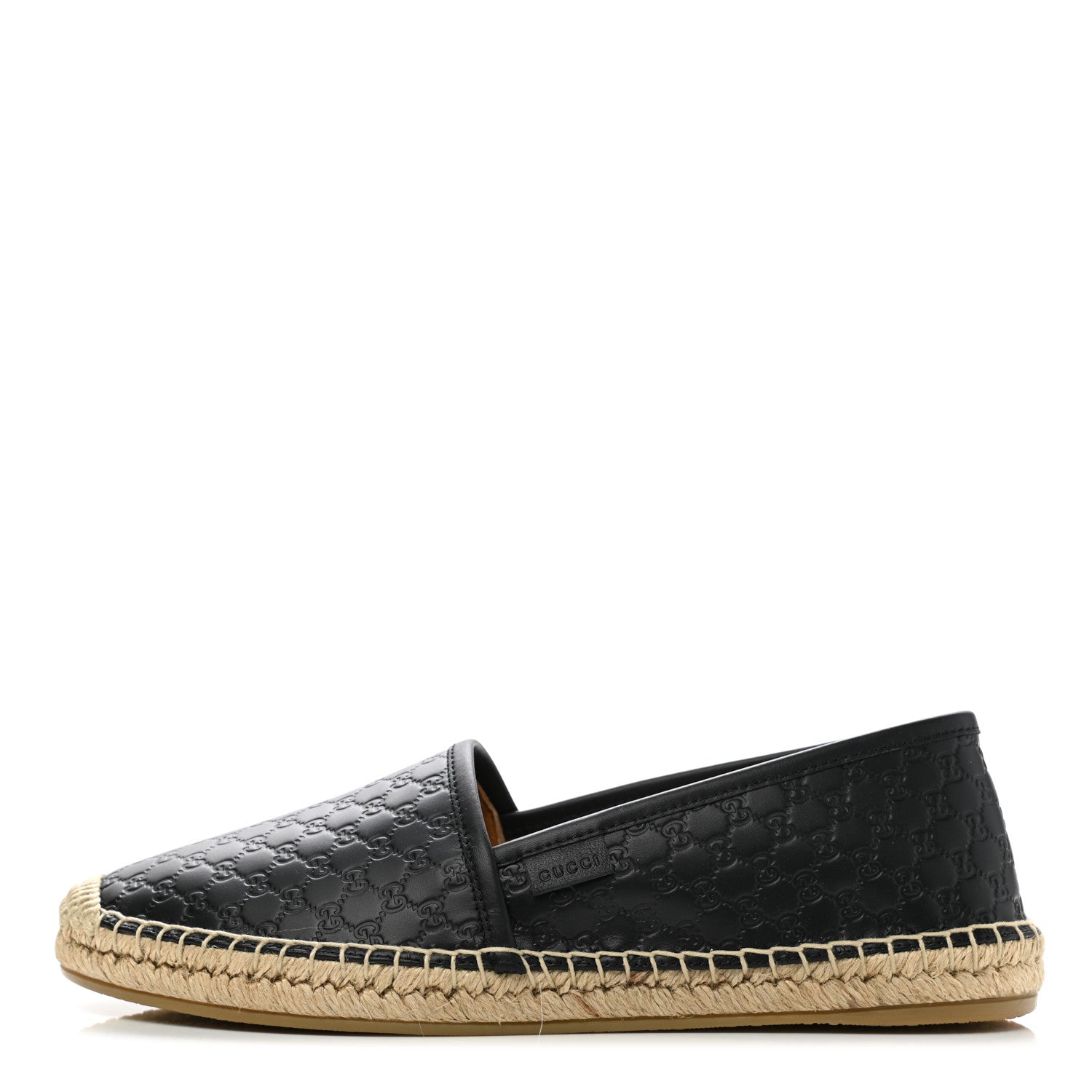 Gucci Microguccissima Signature Espadrilles 37.5 Black 1 of 9