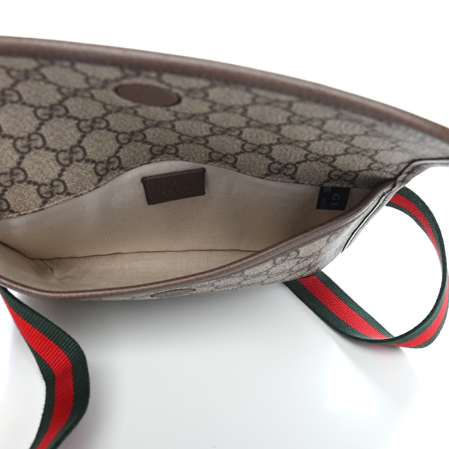 Gucci GG Supreme Monogram Neo Vintage Web Belt Bag Brown 5 of 9