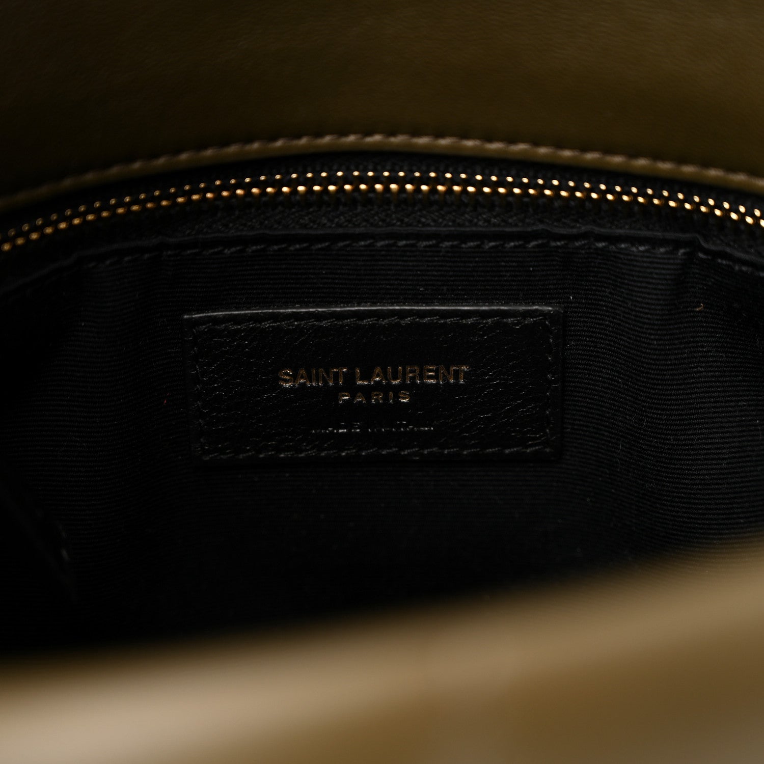 Saint Laurent Lambskin Quilted Small Loulou Puffer Monogram Chain Satchel Light Musk 6 of 10