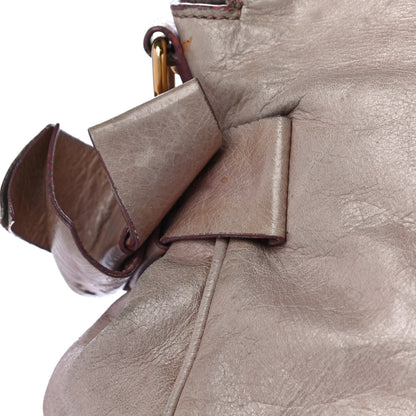 Miu Miu Vitello Lux Large Bow Bag Mughetto 16 of 33