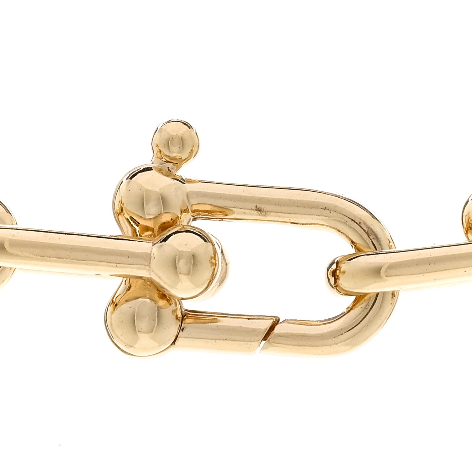 Tiffany 18K Yellow Gold Medium HardWear Link Necklace 4 of 6