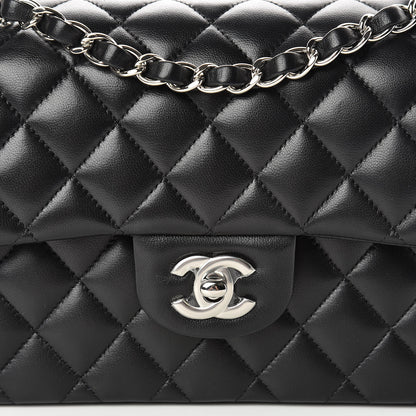 Chanel Lambskin Quilted Small Double Flap Black 8 of 14