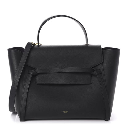 Celine Grained Calfskin Mini Belt Bag Black 1 of 10