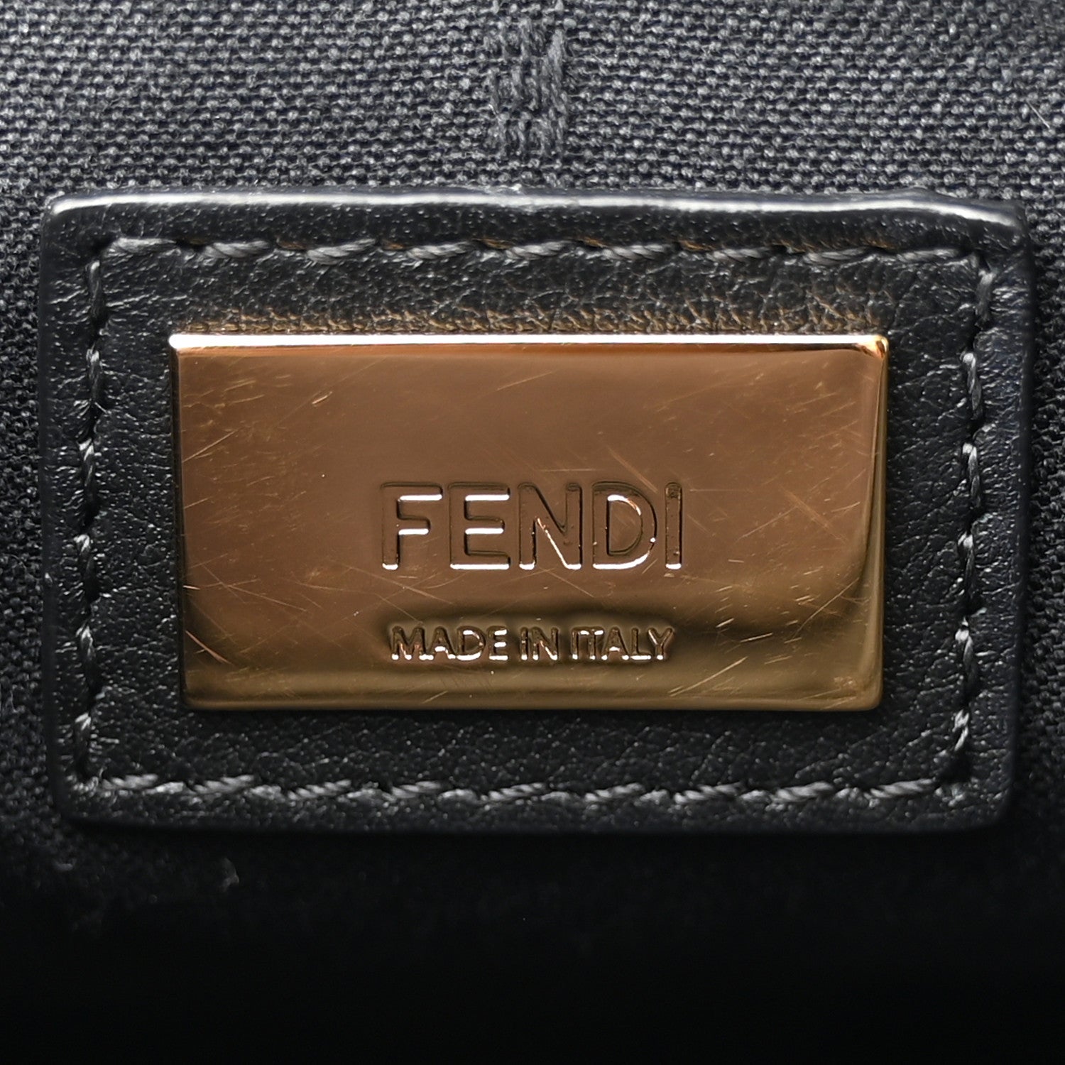 Fendi Vitello Dolce 3Baguette Shoulder Bag Black 6 of 12