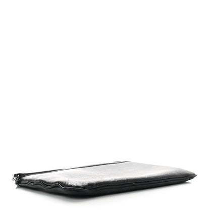 MCM Visetos Liz Shopper Tote Pouch Black 3 of 7