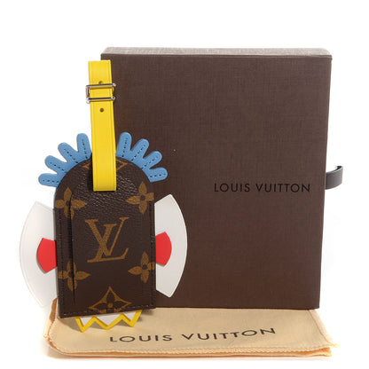 Louis Vuitton Monogram Tribal Mask Luggage Tag 5 of 5