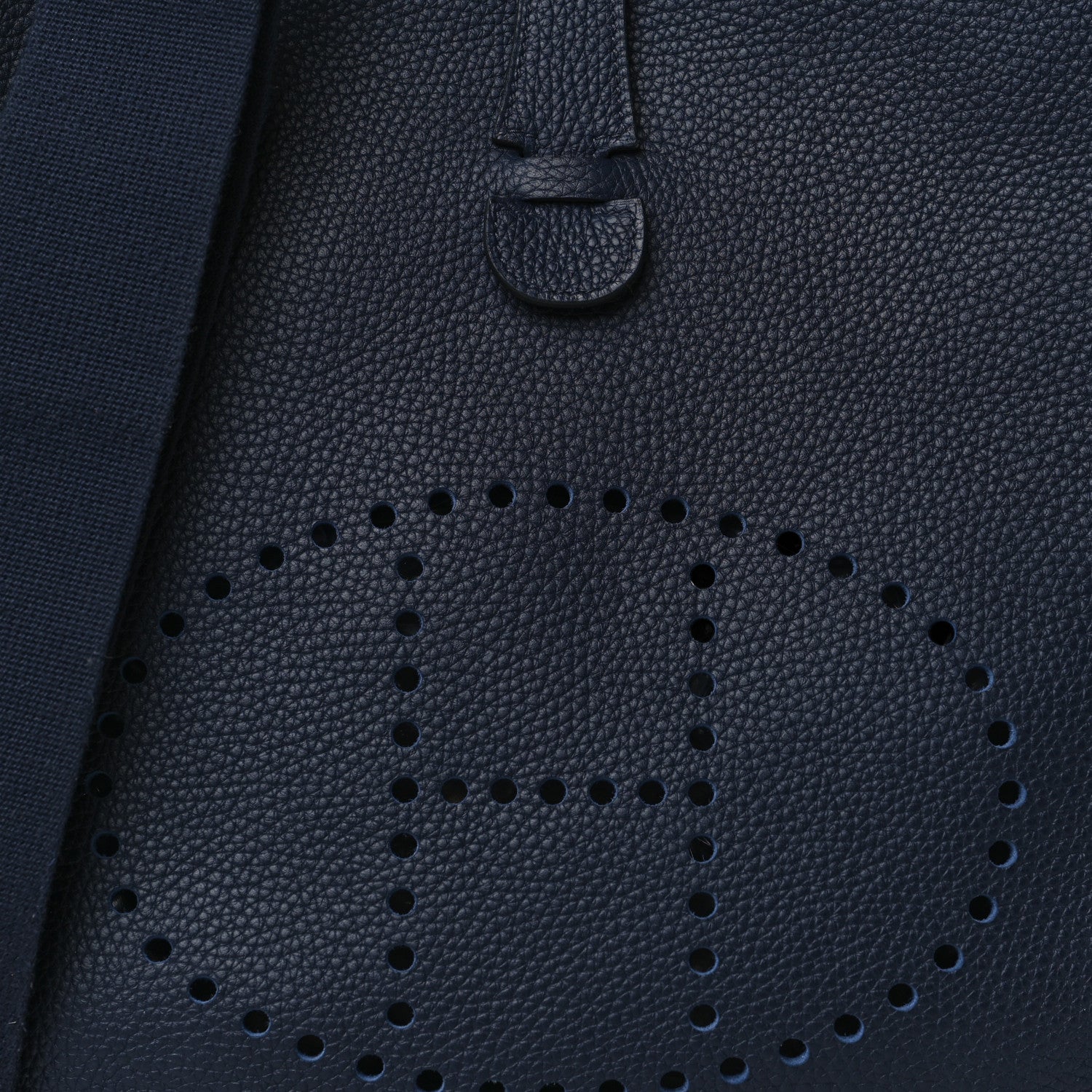 Hermes Taurillon Clemence Evelyne III GM Bleu Nuit 7 of 9