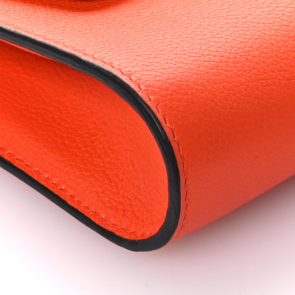 Versace Grained Calfskin La Medusa Crossbody Bag Orange 8 of 9