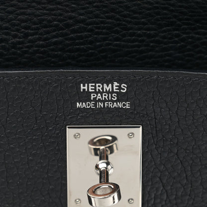 Hermes Taurillon Clemence Kelly Retourne 40 Black 6 of 10