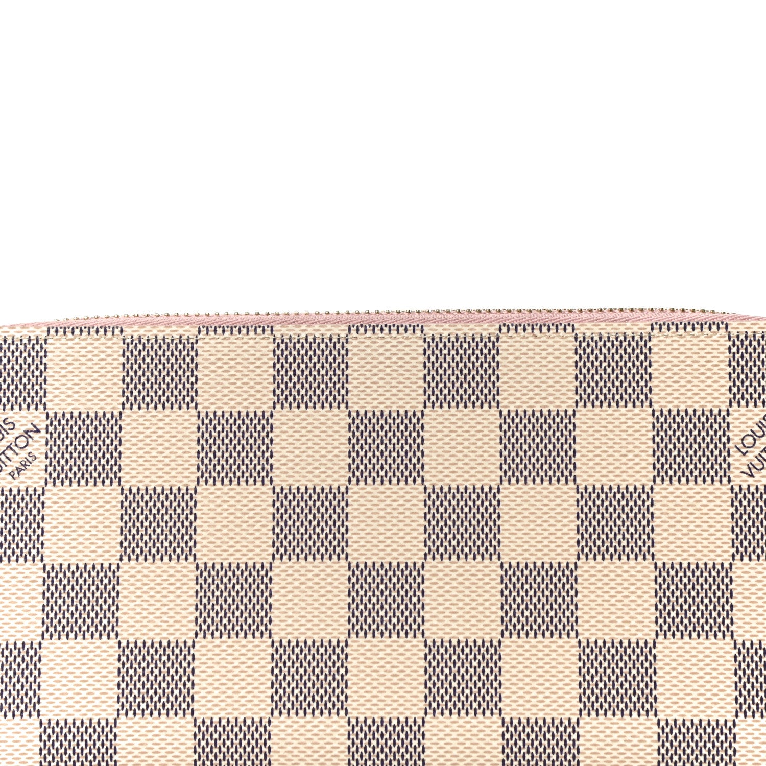 Louis Vuitton Damier Azur Zippy Wallet Rose Ballerine 7 of 10