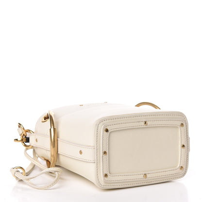 Chloe Smooth Calfskin Mini Roy Bucket Bag Natural White 4 of 12