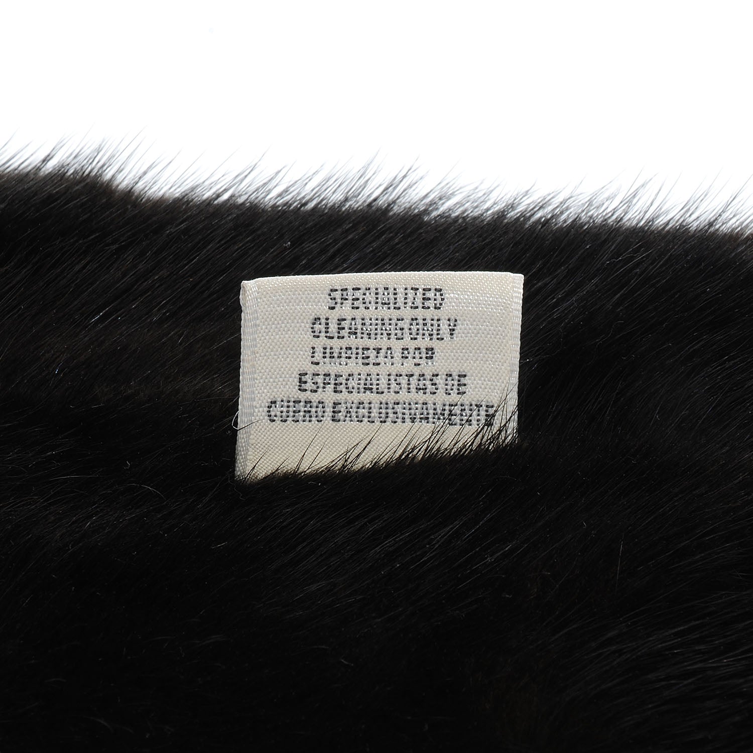 Hermes Mink Chaine D'Ancre Collar Scarf Black 6 of 7