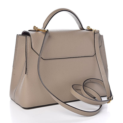 Mulberry Small Classic Grain Calfskin Small Seaton Solid Grey 3 of 8